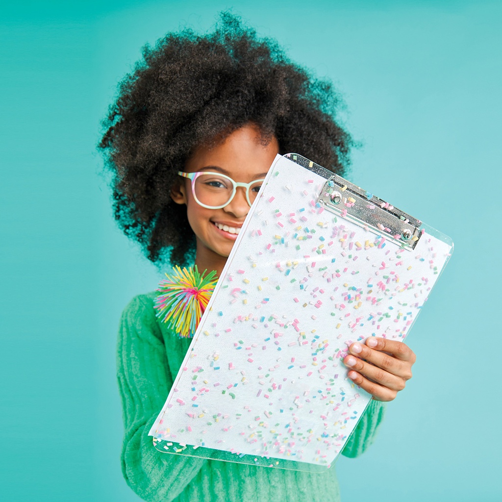 Acrylic Sprinkles Clipboard