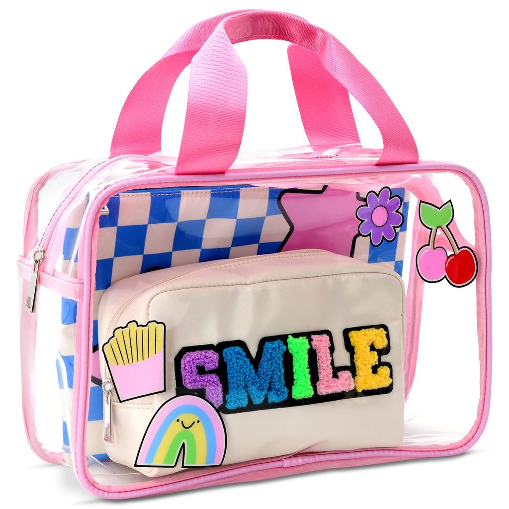 Smile Squad Cosmetic Bag Trio