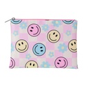 Happy Check Cosmetic Bag Trio