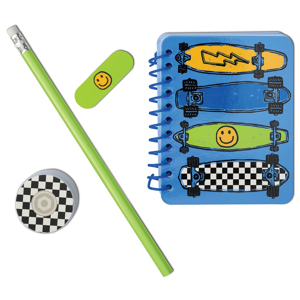 SK8 Board Clipboard Stationery Set