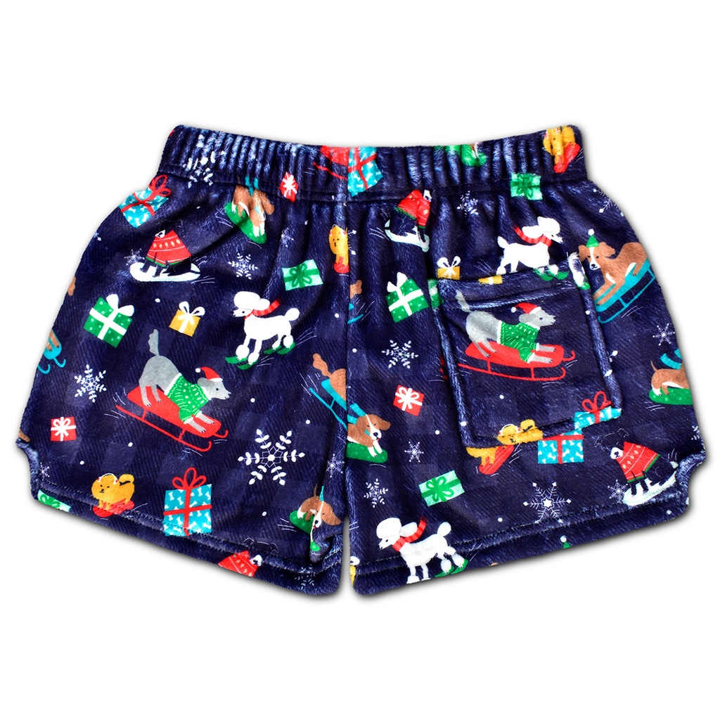 Downhill Dogs Plush Shorts