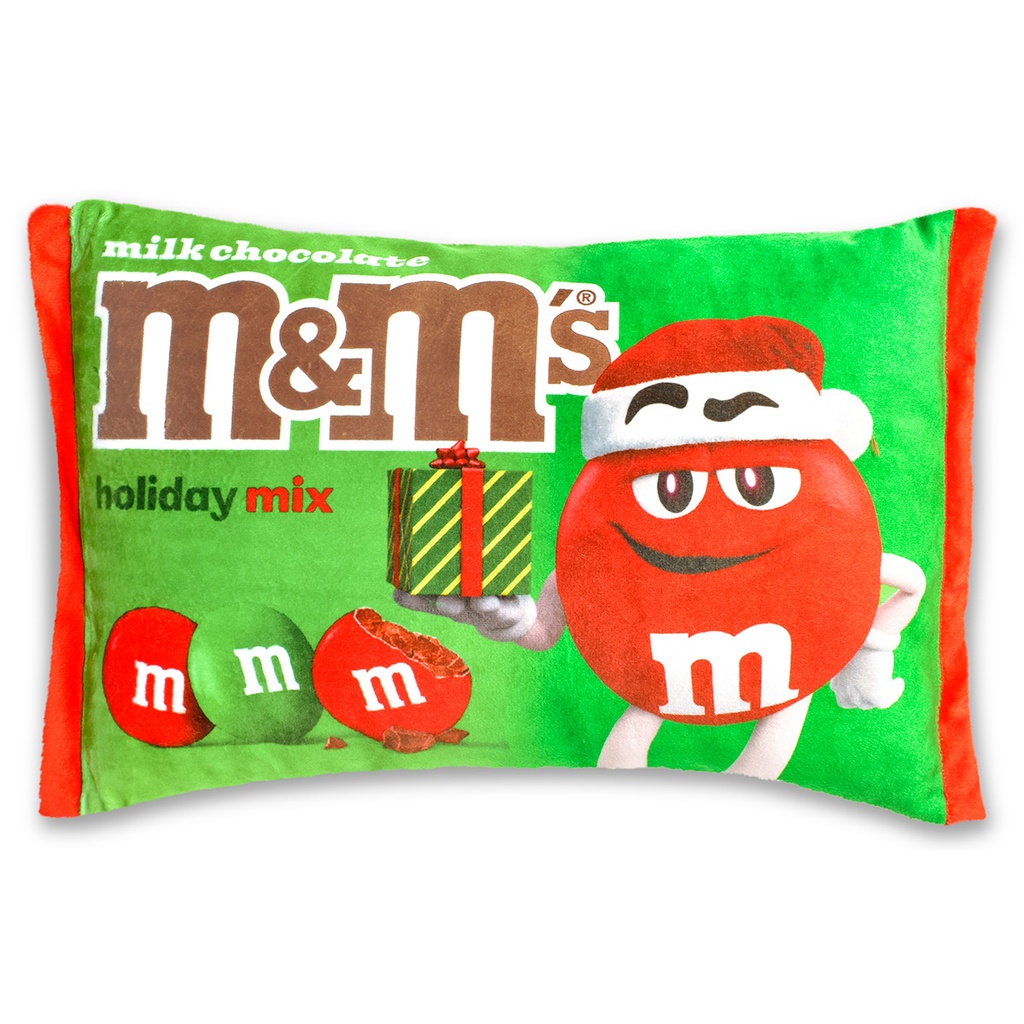 Holiday Red M&M Packaging Plush