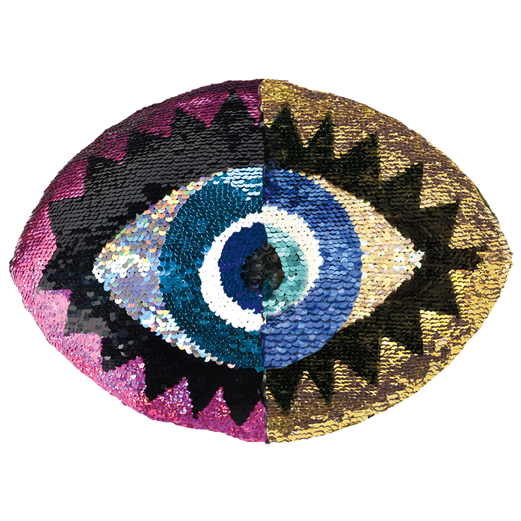 Eye Reversible Sequin Pillow