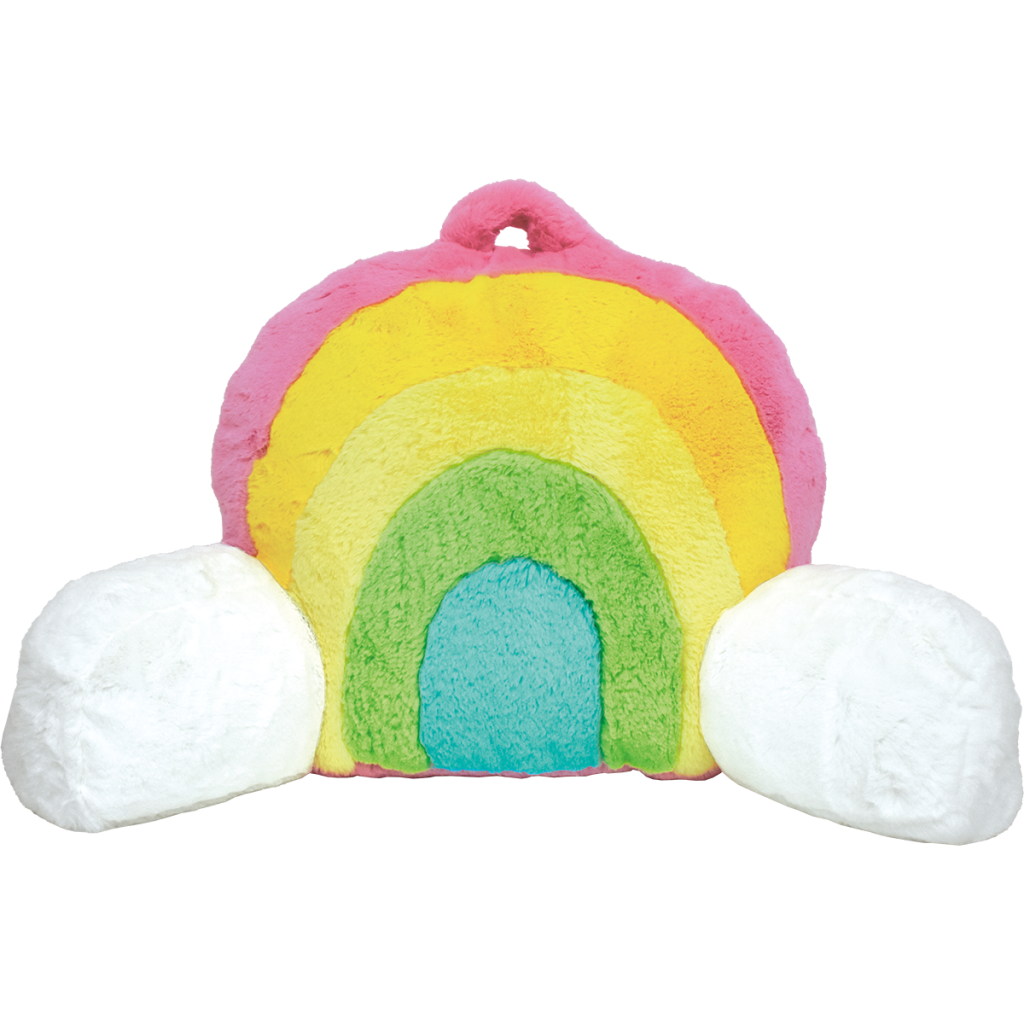 Rainbow Furry Lounge Pillow