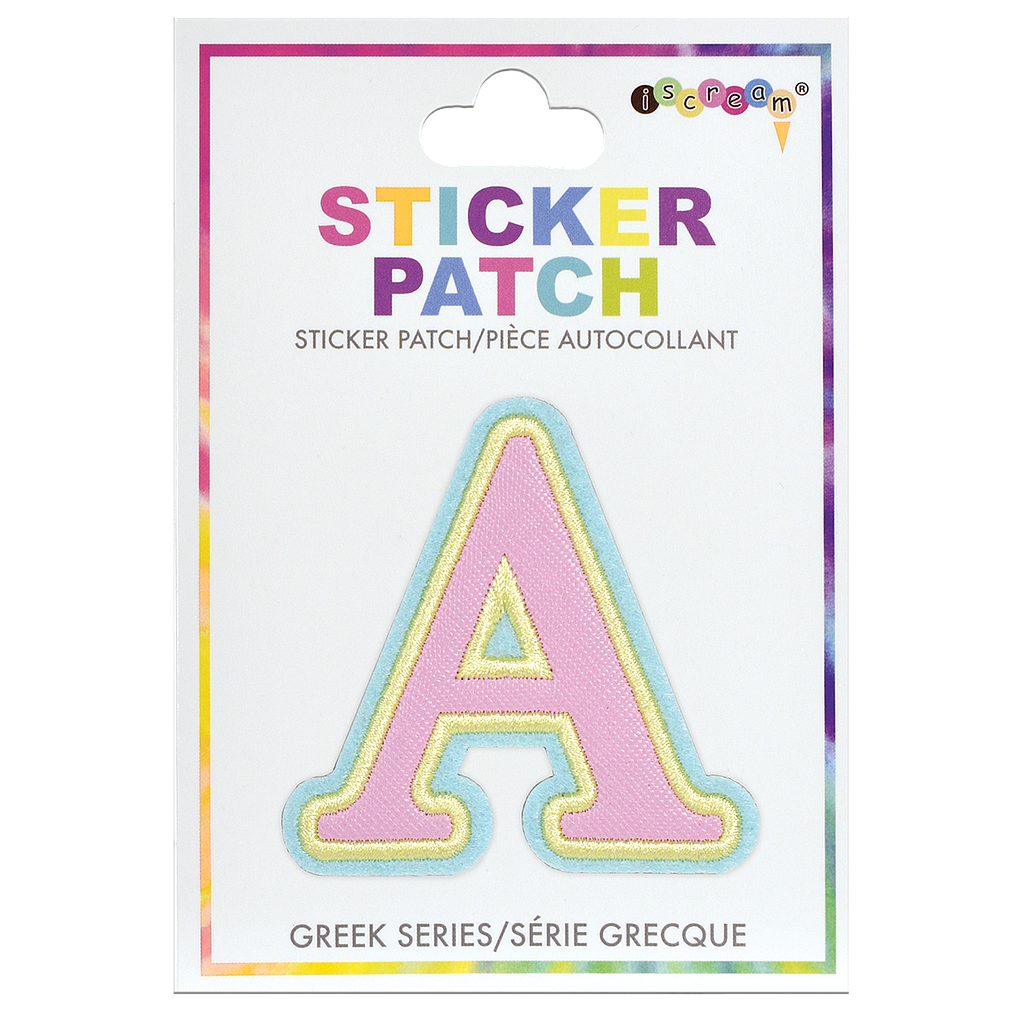 Alpha Greek Letter Sticker Patch