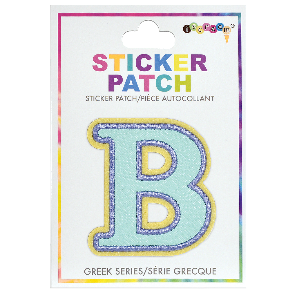 Beta Greek Letter Sticker Patch