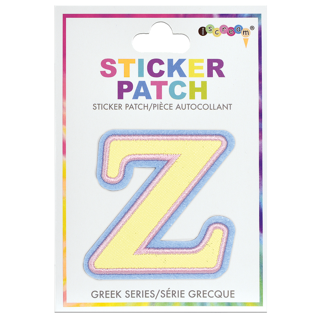 Zeta Greek Letter Sticker Patch