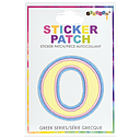 Omicron Greek Letter Sticker Patch