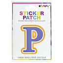 Rho Greek Letter Sticker Patch