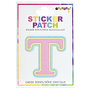 Tau Greek Letter Sticker Patch