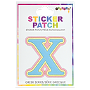 Chi Greek Letter Sticker Patch