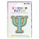 Psi Greek Letter Sticker Patch