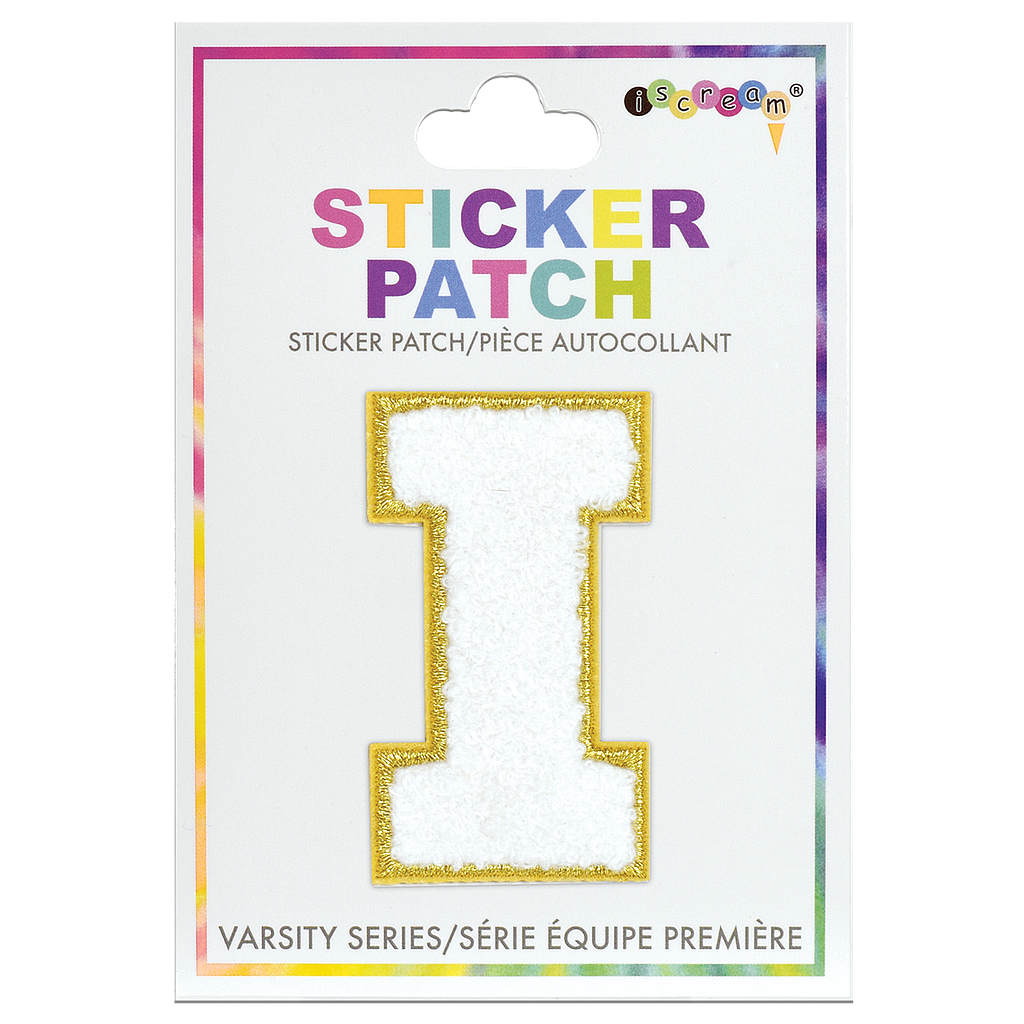 I Initial Varsity Sticker Patch