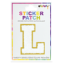 L Initial Varsity Sticker Patch