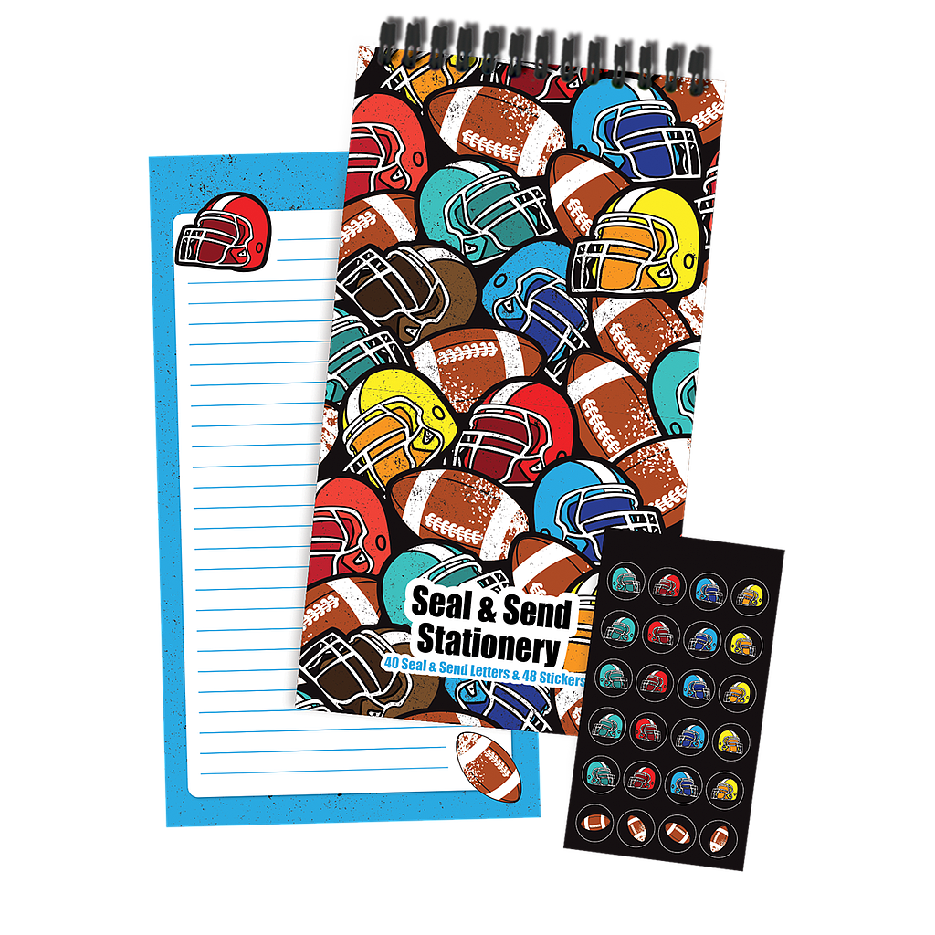 Football Seal & Send Stationery