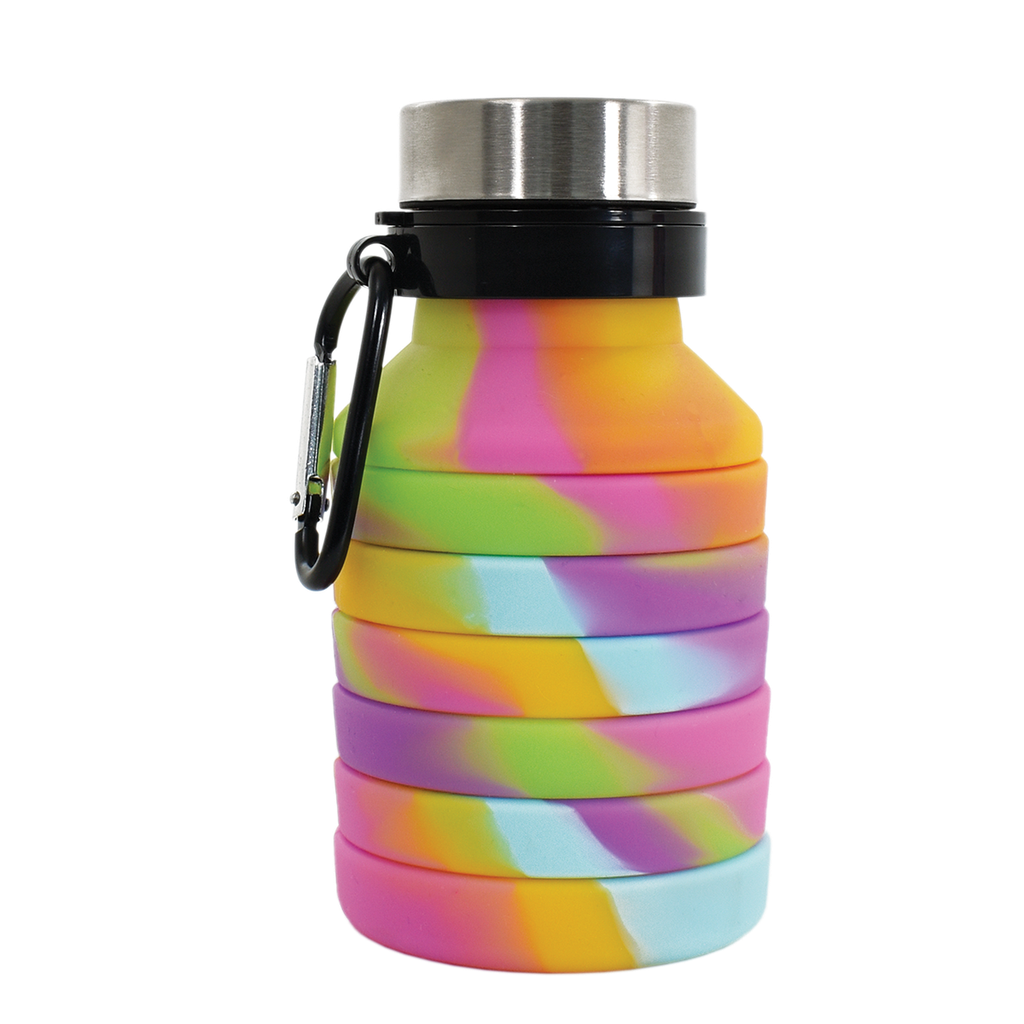 Tie Dye Collapsible Water Bottle