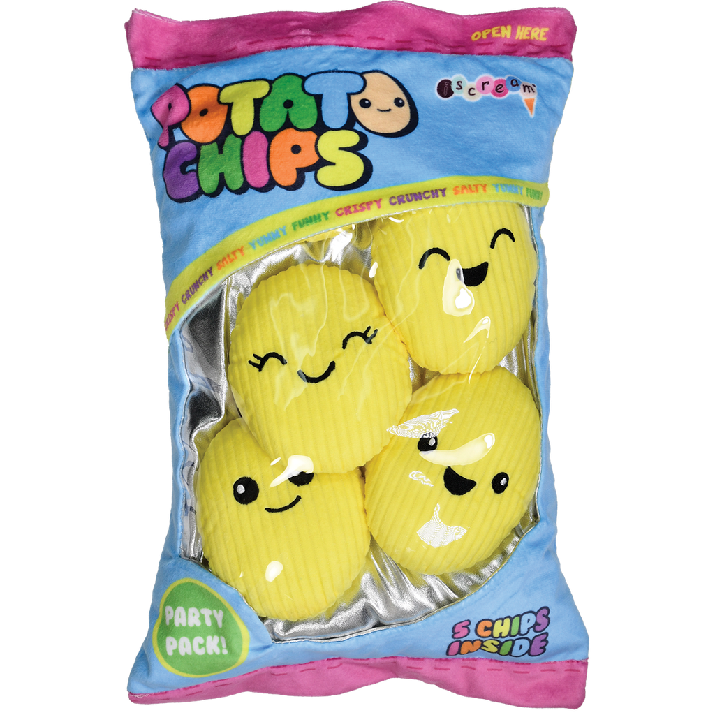 Potato Chips Packaging Fleece Plush