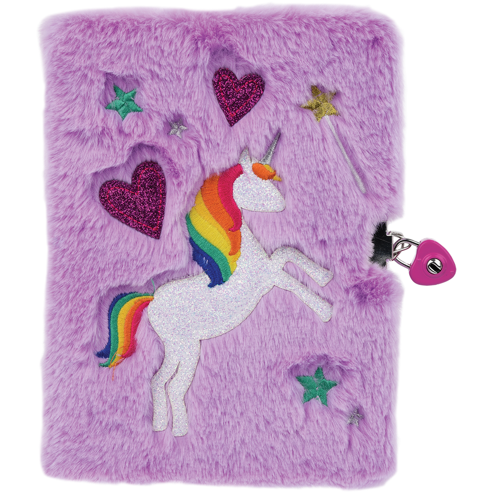 Magical Unicorn Lock &  Key Furry Journal