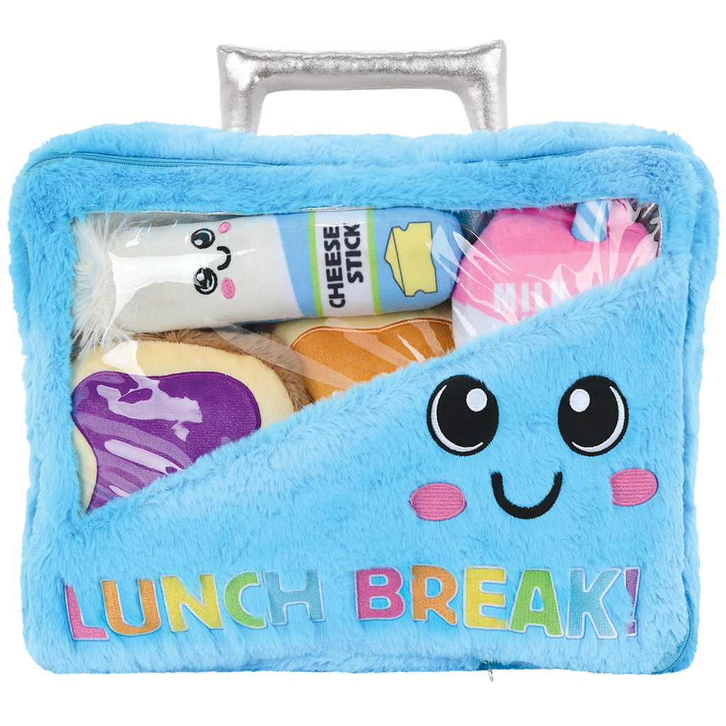 Lunch Break Packaging Fleece Plush