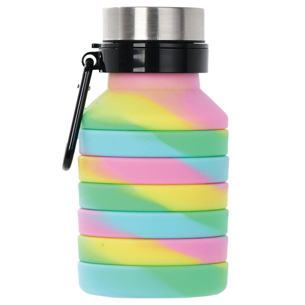 Swirl Tie Dye Collapsible Water Bottle