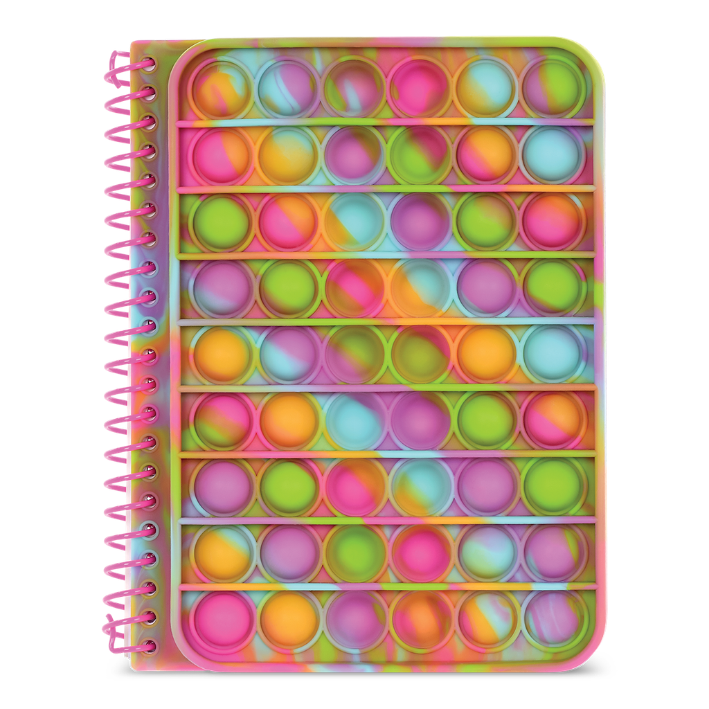 Rainbow Tie Dye Popper Journal