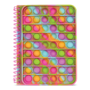 Rainbow Tie Dye Popper Journal