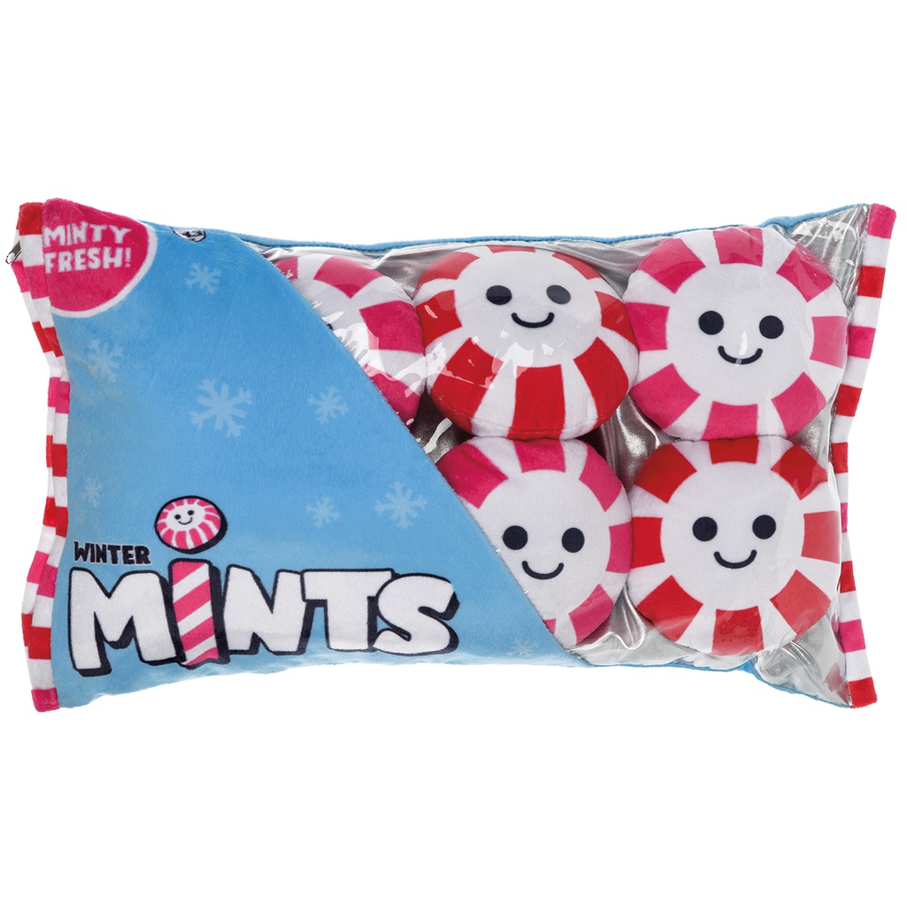 Winter Mints Packaging Fleece Plush