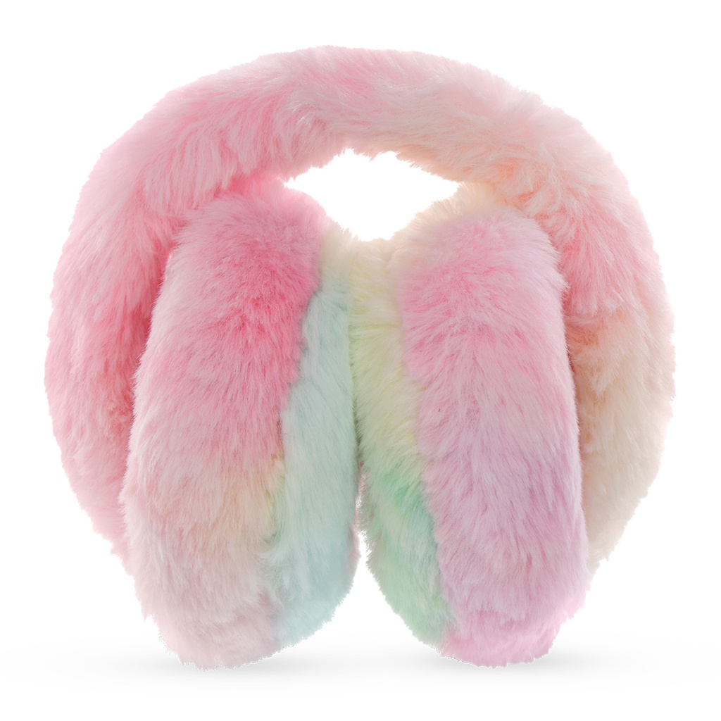 Tie Dye Furry Wireless Headphones