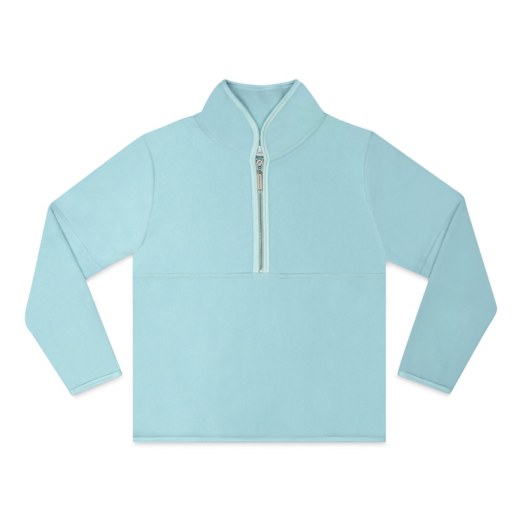 Aqua Half Zip Fleece Pullover