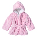 Little Scoops Pink Hooded Robe