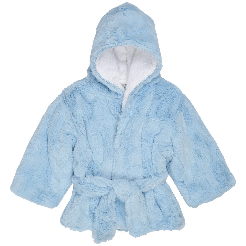 Little Scoops Blue Hooded Robe