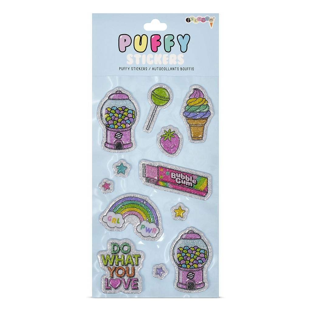 Gumball Machine Puffy Stickers