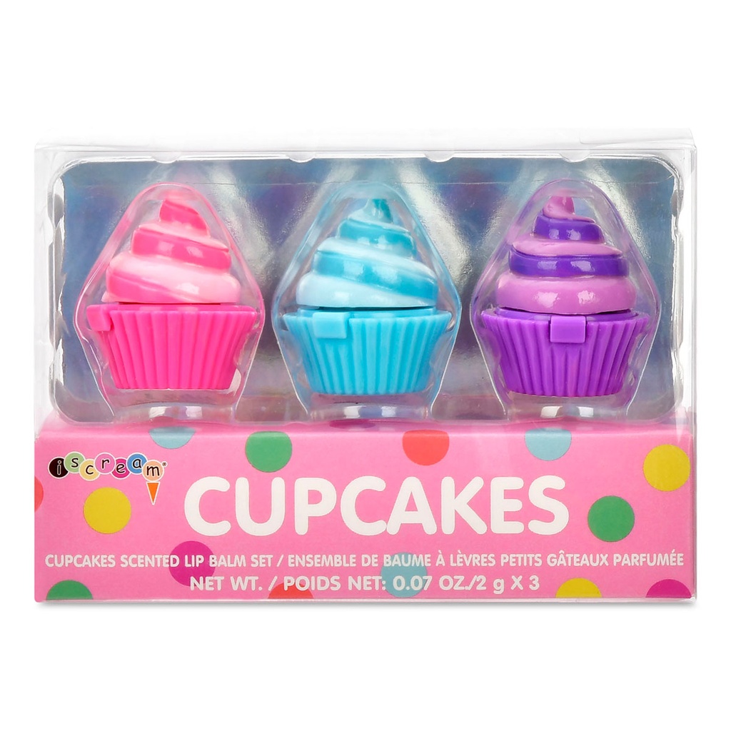 Cupcakes Lip Balm Set