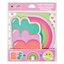 Rainbow BFF Puffy Postcards