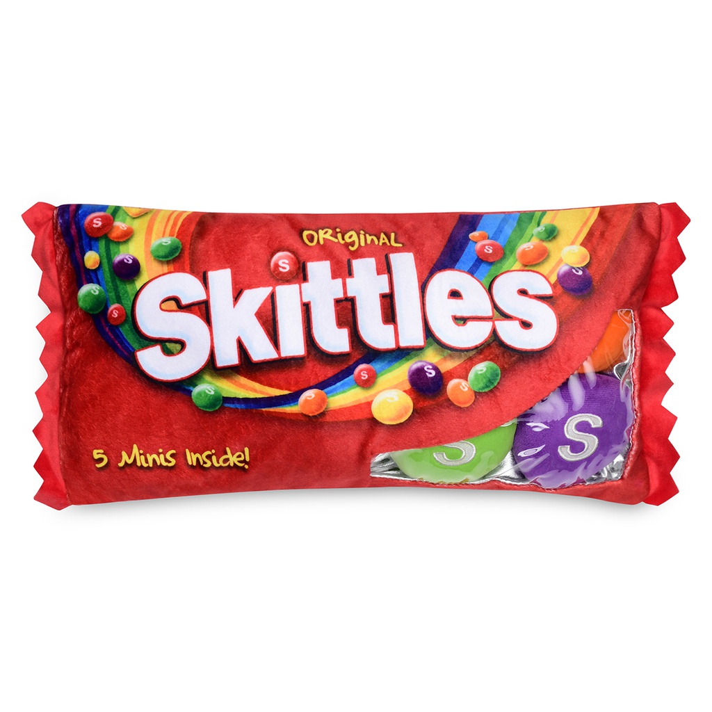 Skittles Packaging Fleece Plush