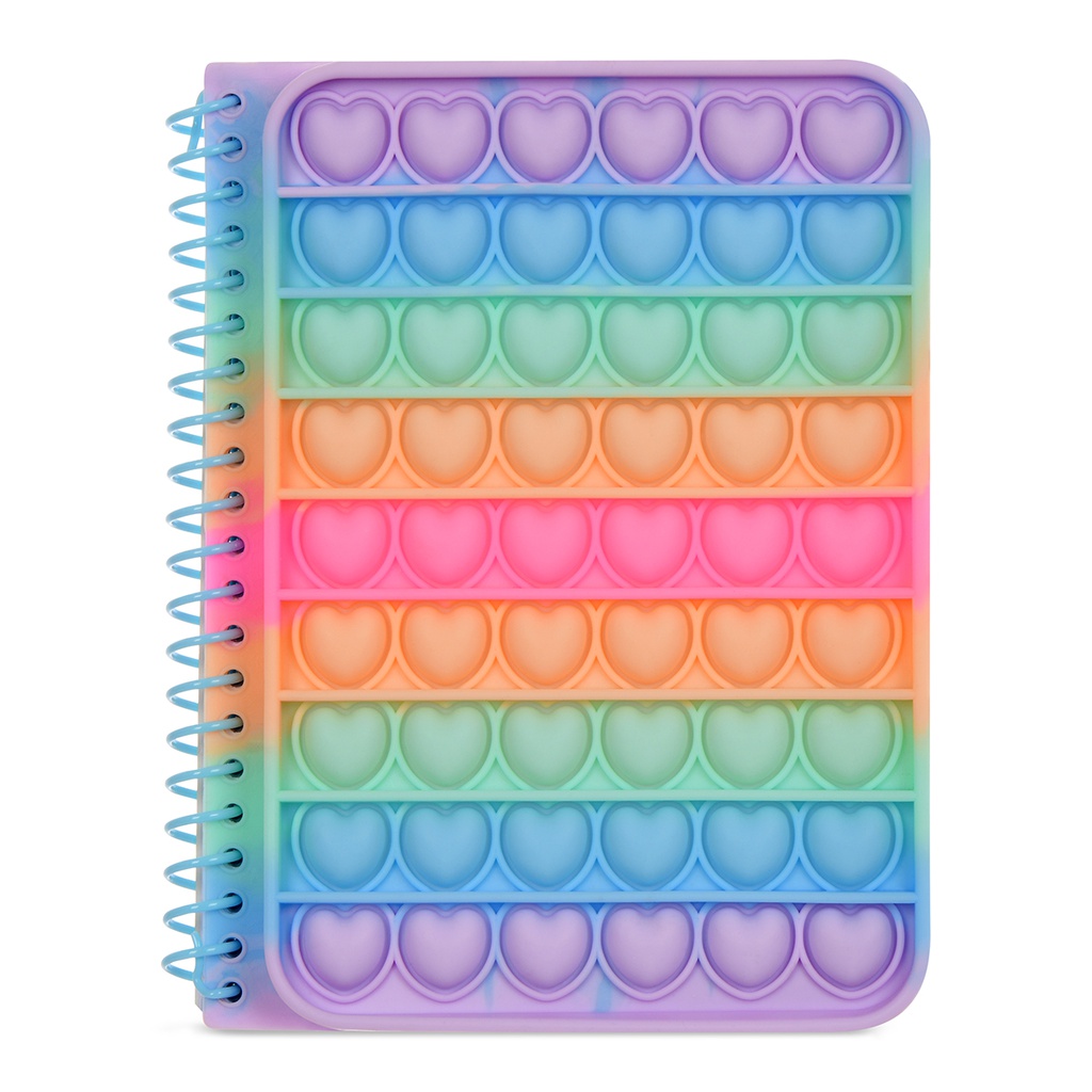 Happy Stripe Popper Notebook