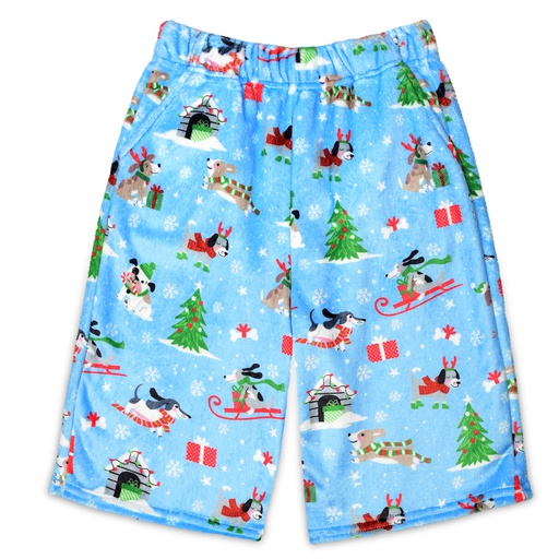 Snow Dogs Boy's Plush Board Shorts