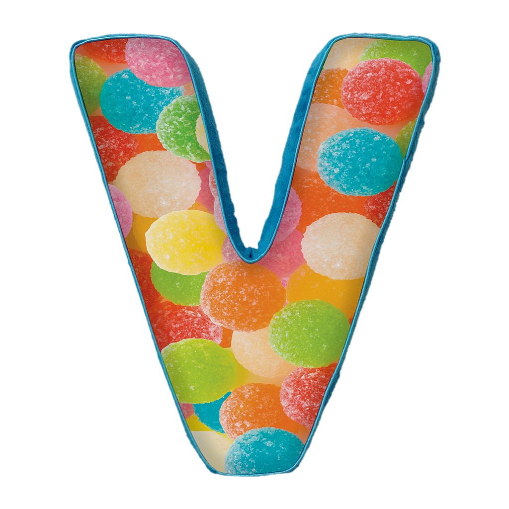 V Initial Microbead Pillow