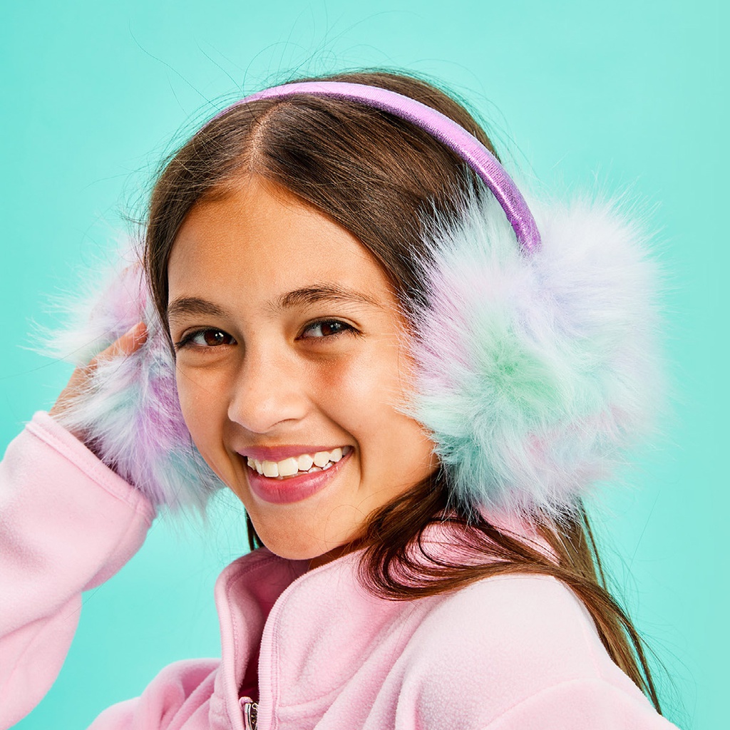 Purple Tie Dye Earmuffs