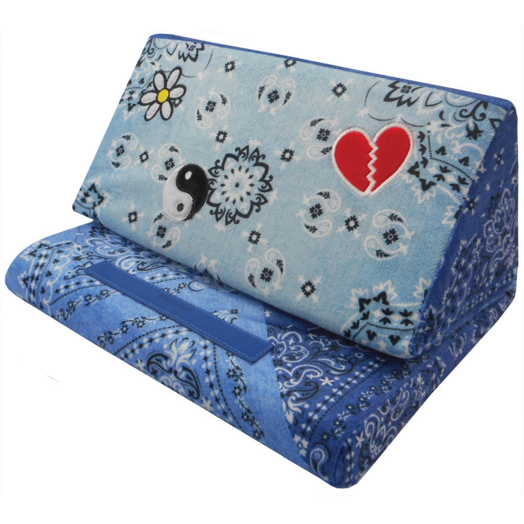 Bandana Denim Tablet Pillow