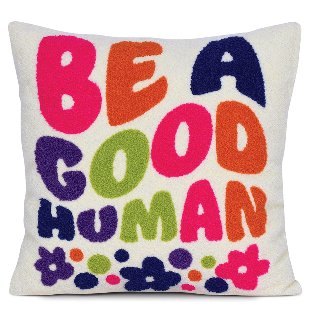 Be A Good Human Chenille Plush