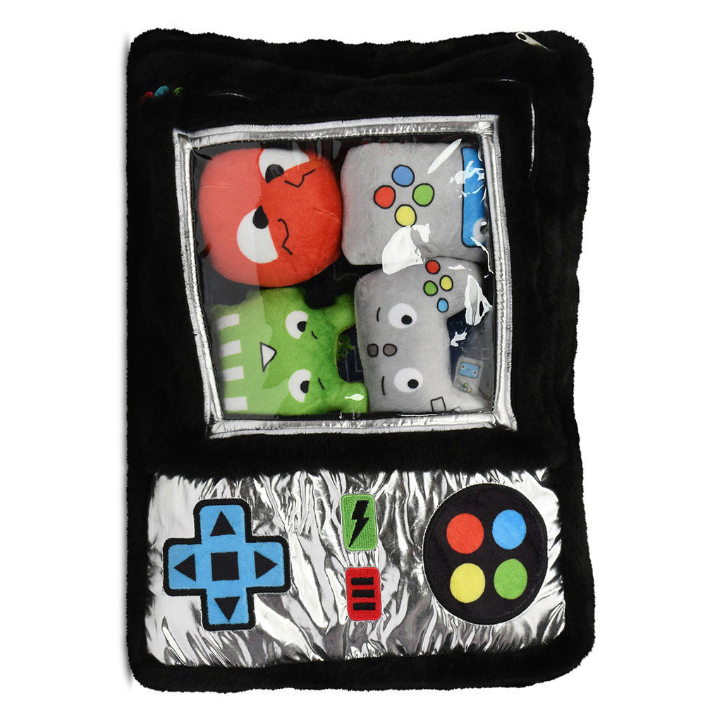 Video Game Packaging Fleece Plush