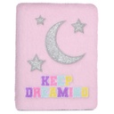 Sleepover Stars Furry Lock and Key Journal