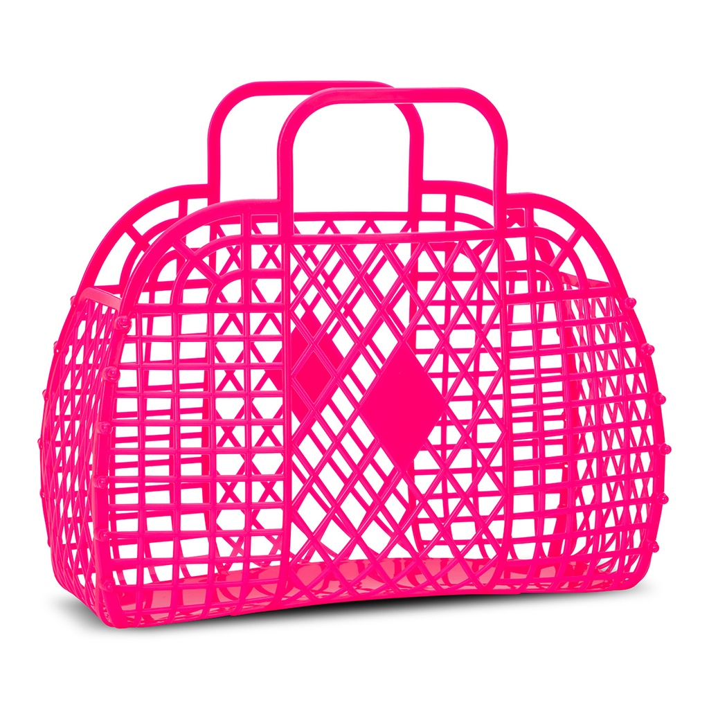 Pink Neon Large Jelly Bag