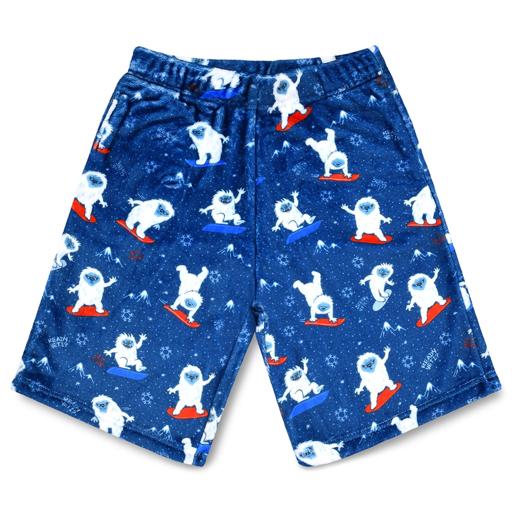 Steady Yeti Plush Board Shorts