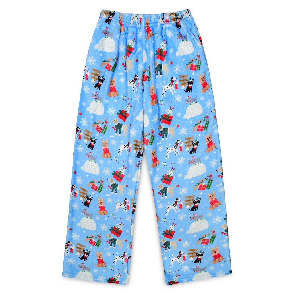 Holiday Hounds Plush Pants