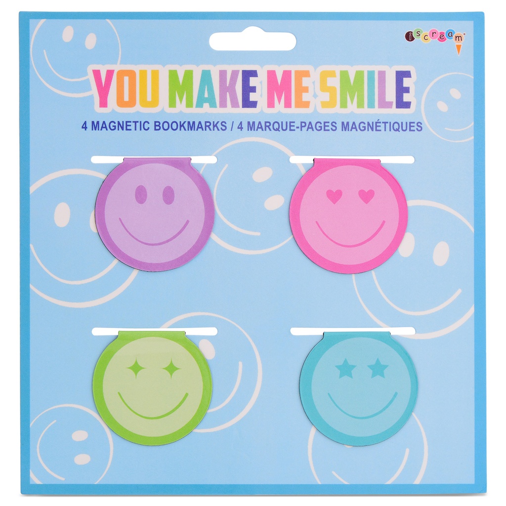 You Make Me Smile Magnetic Bookmarks