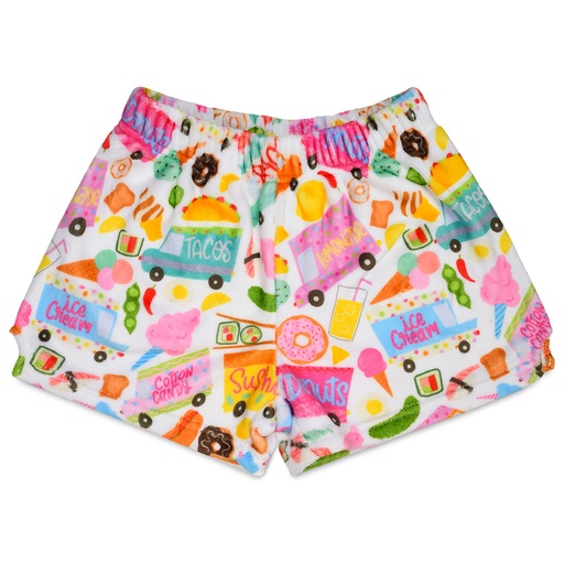 Food Truck Fun Plush Shorts