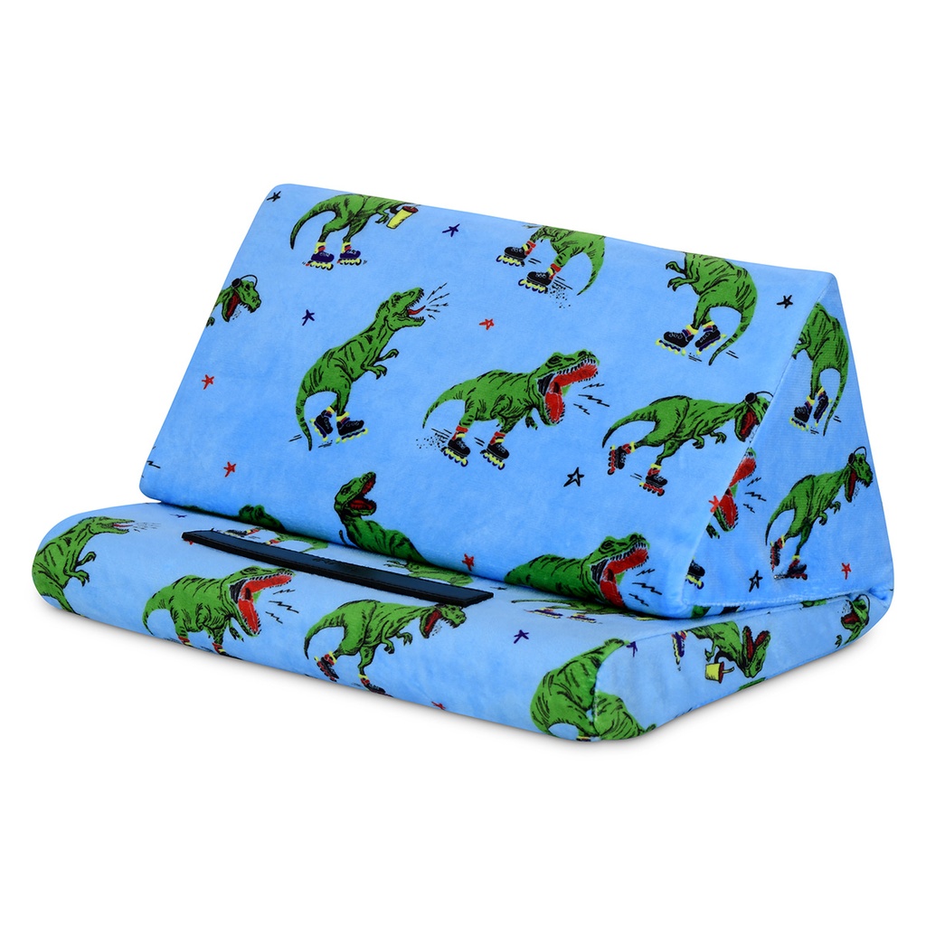 Skating Dinosaurs Tablet Pillow