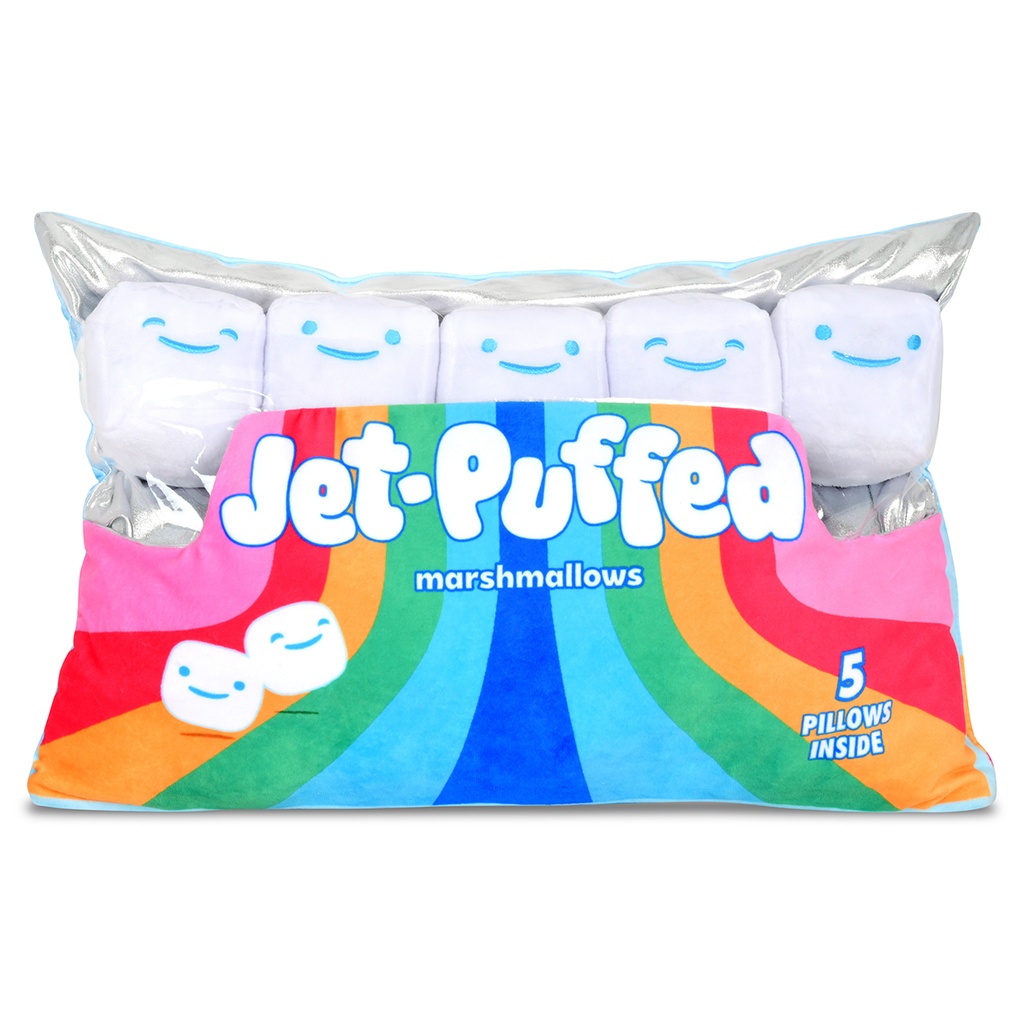 Jet-Puffed Marshmallows Packaging Plush